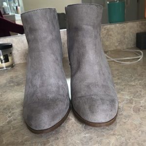 Banana Republic Gray Ankle Booties